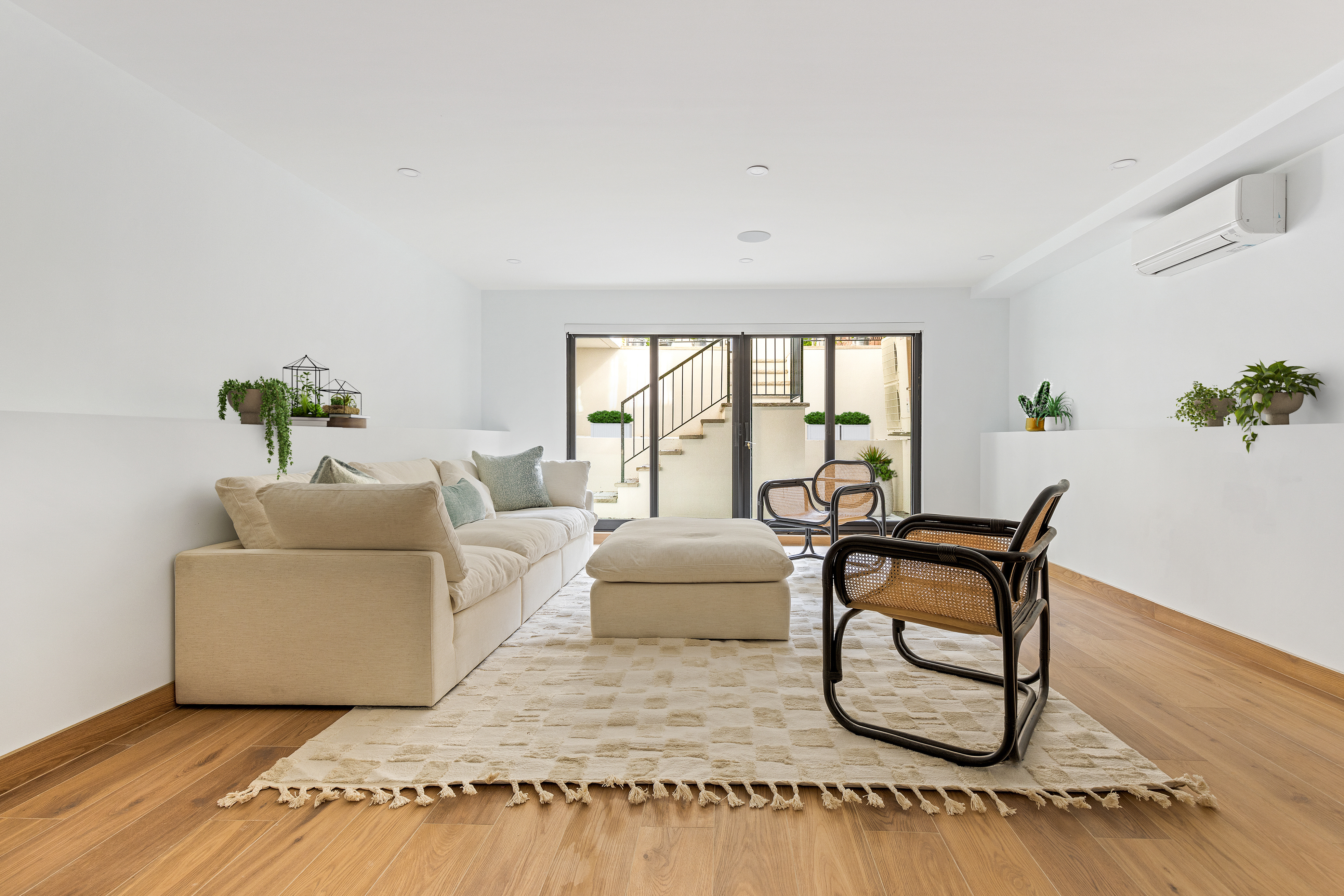 522 State Street — garden-level living room