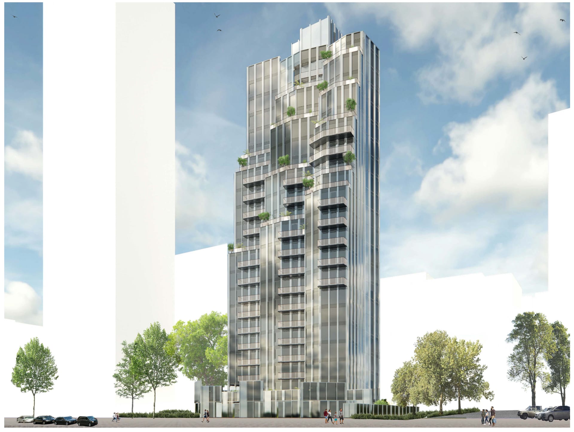 539 West 54th — facade rendering