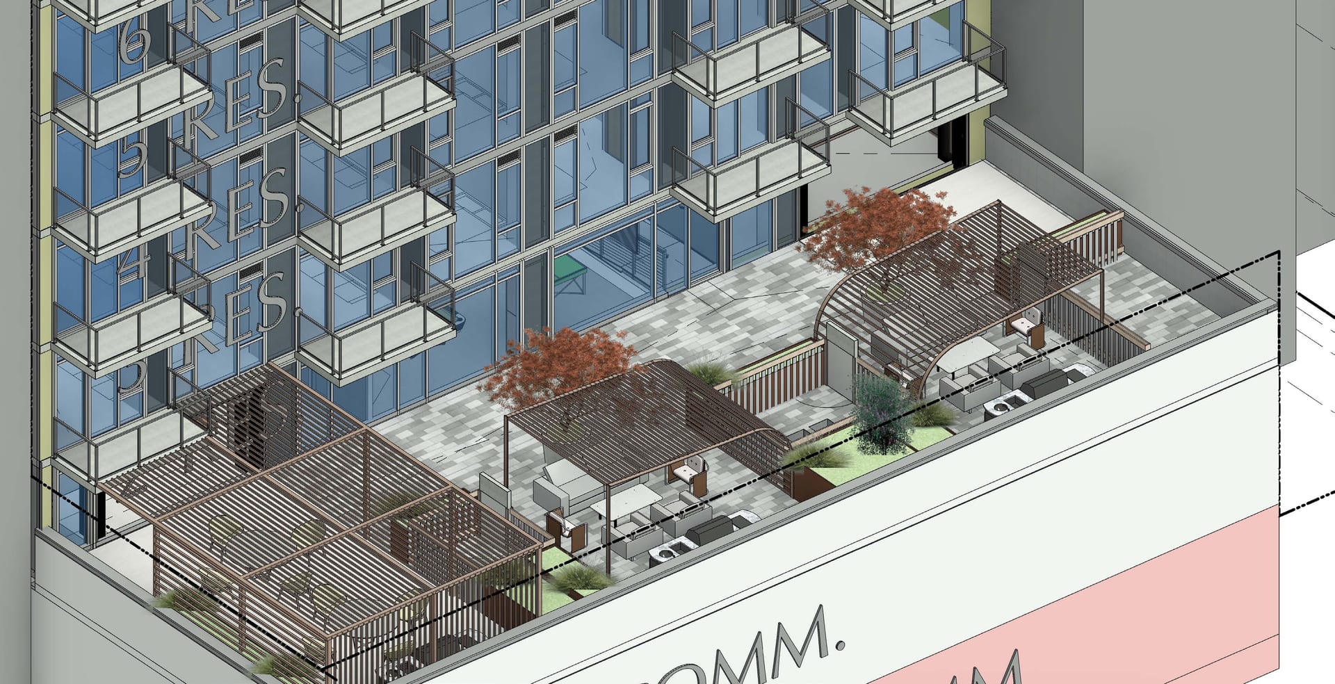 East 33rd Street Tower — streetscape rendering
